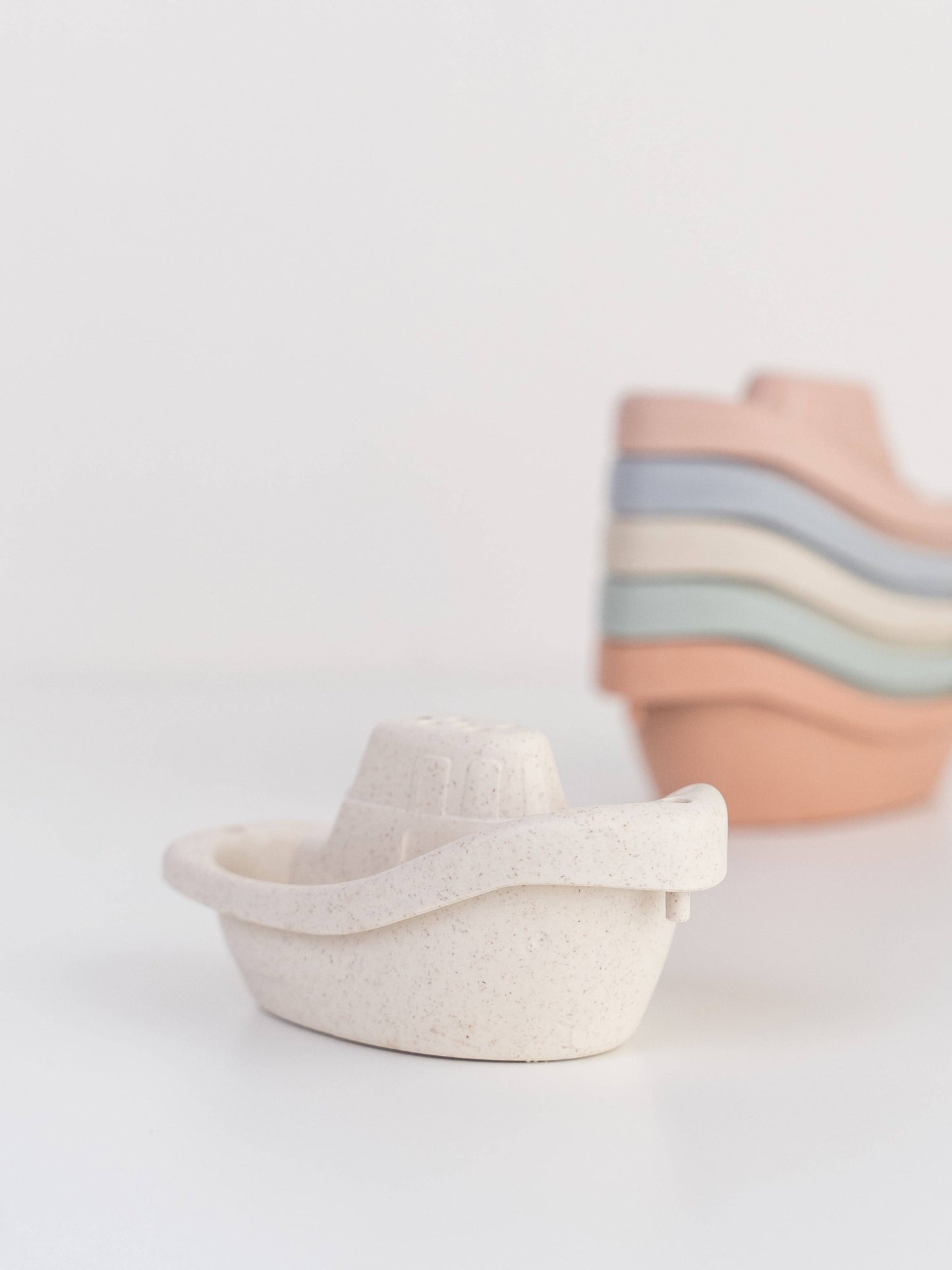 Wheat Straw Boat Toy Set