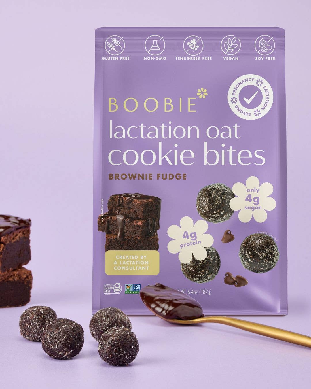 Lactation Cookies (Free from Gluten, Soy, Dairy-5g sugar)