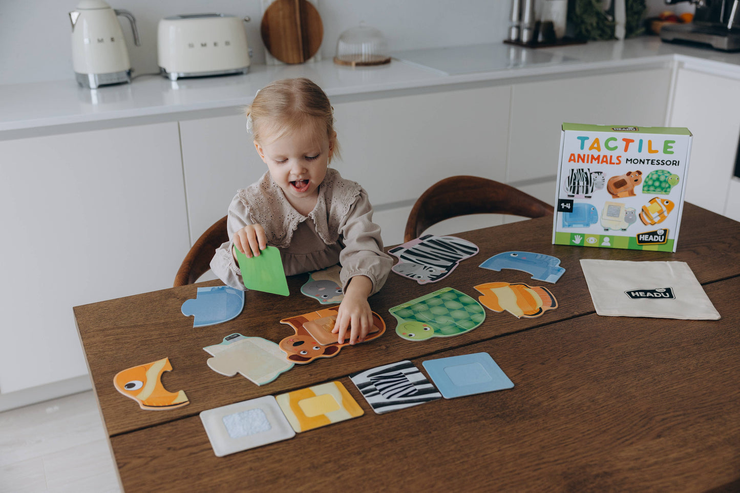 Tactile Animals Montessori - Educational Toy for Toddlers