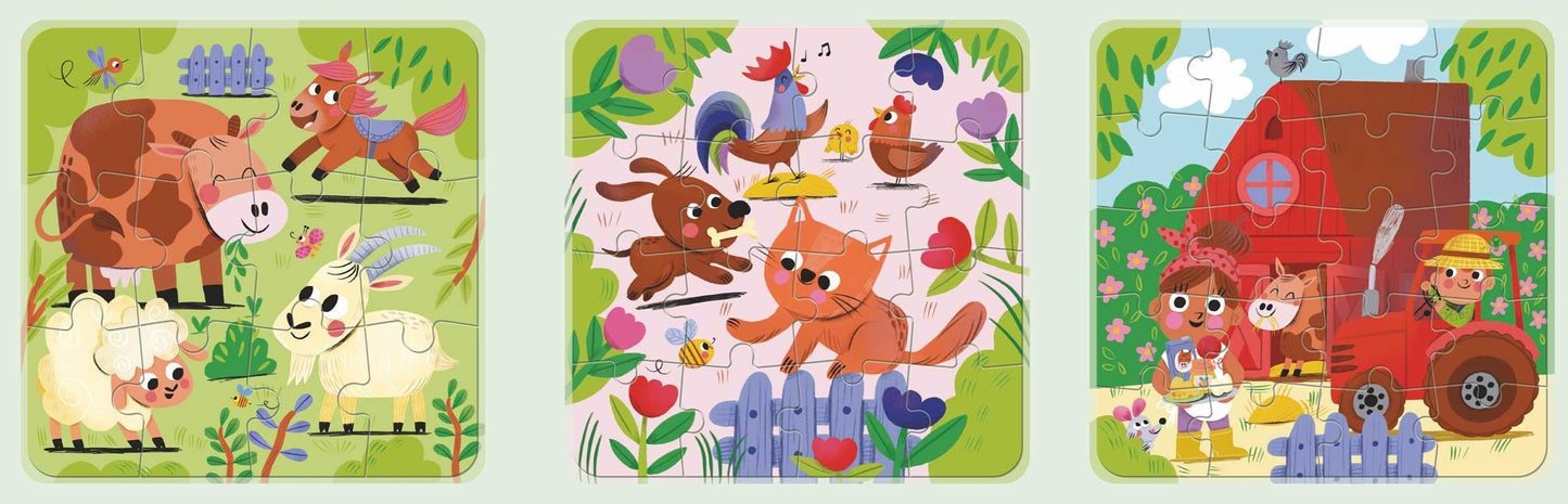 Magnetic Level-Up - On The Farm by Little Genius Books