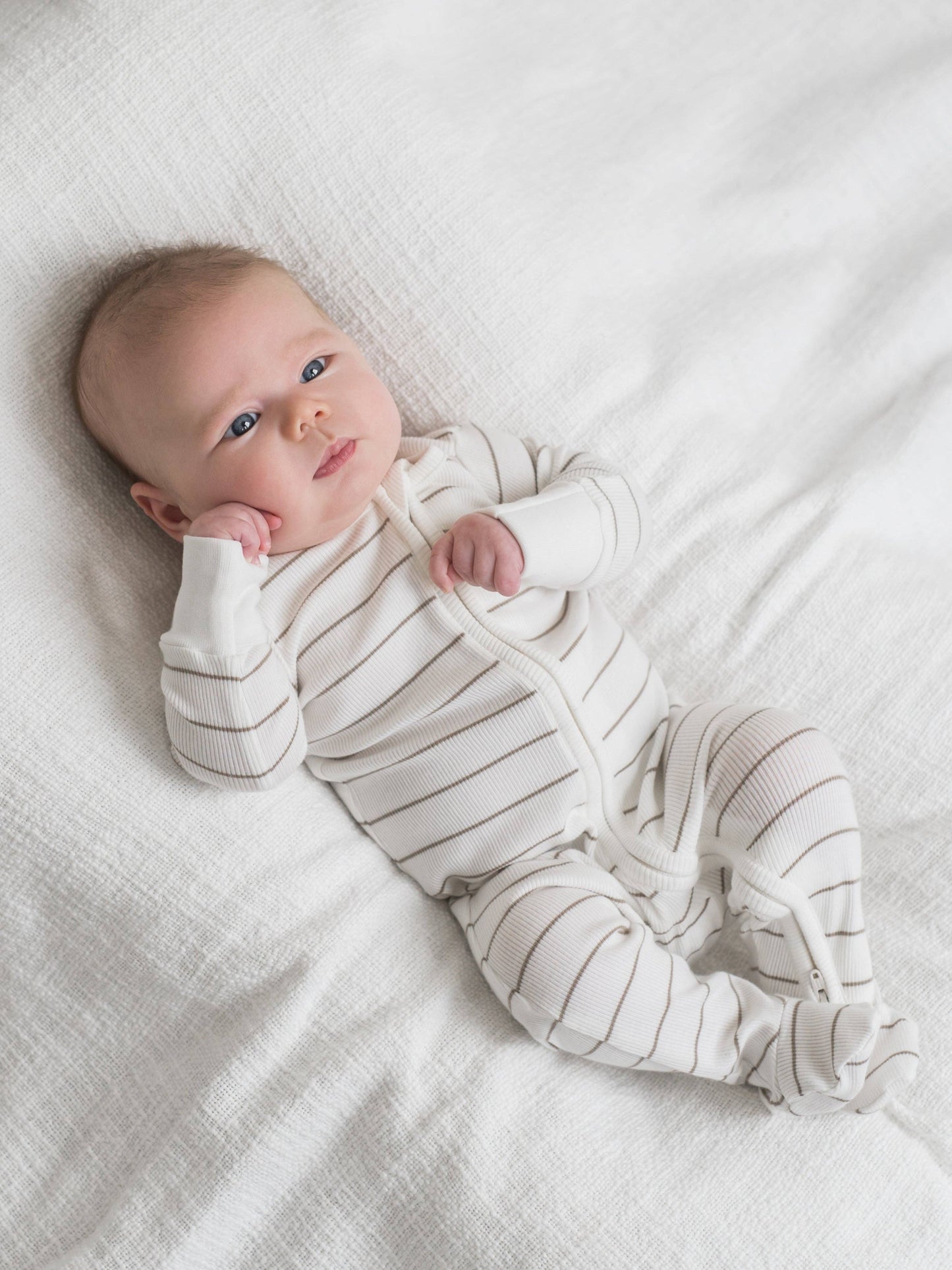 Kit Ribbed Zipper Sleeper