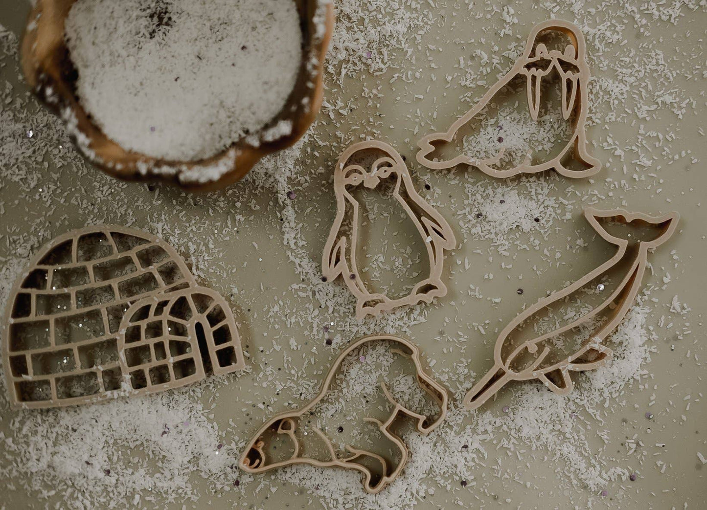 Arctic Cutter Set - Eco Playdough Tool