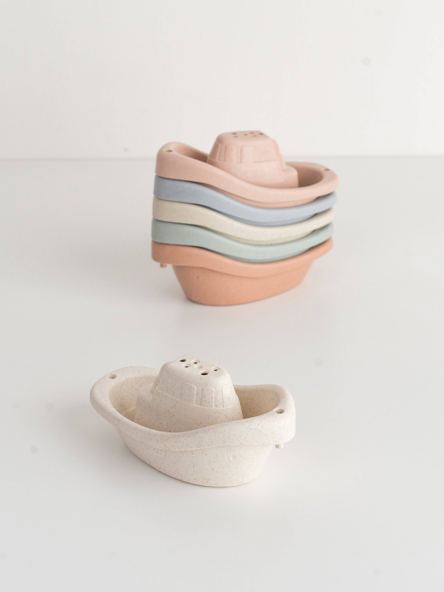 Wheat Straw Boat Toy Set