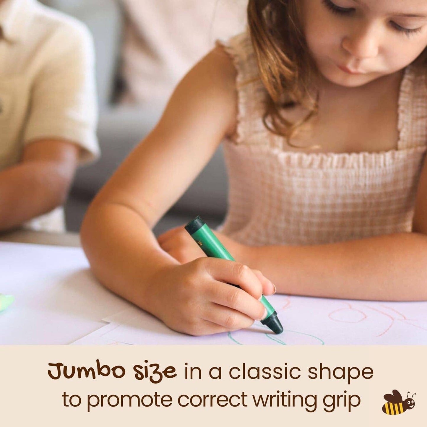 Honeysticks Jumbo Crayons (24 Pk) - 100% Pure Beeswax Crayon