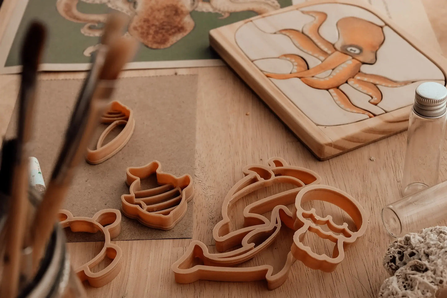 Under The Sea Cutter Set - Eco Playdough Tool