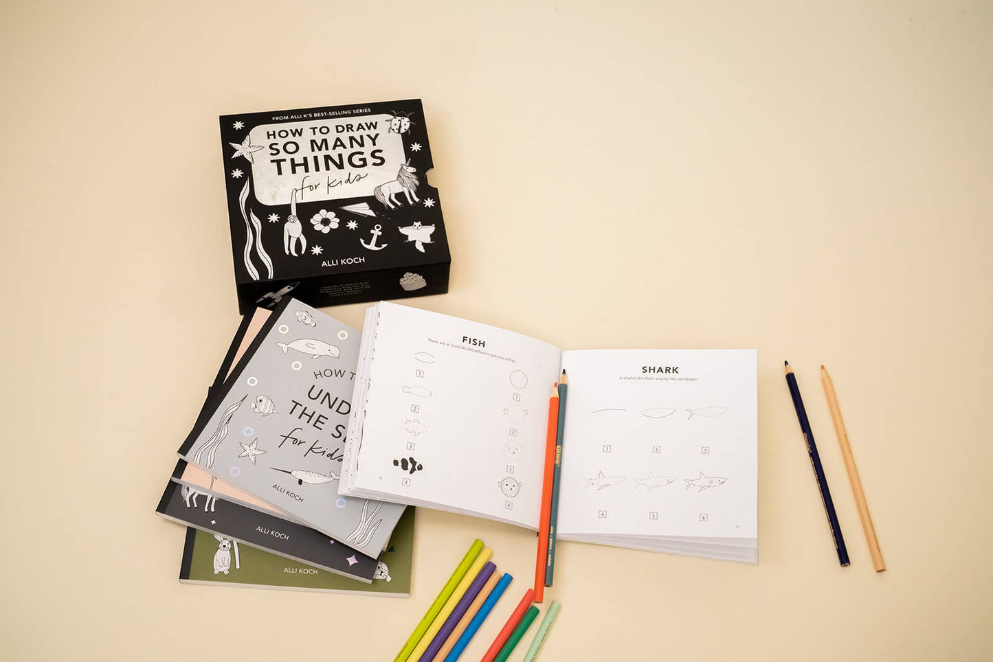 How to Draw So Many Things: Set of 5 Books for Kids