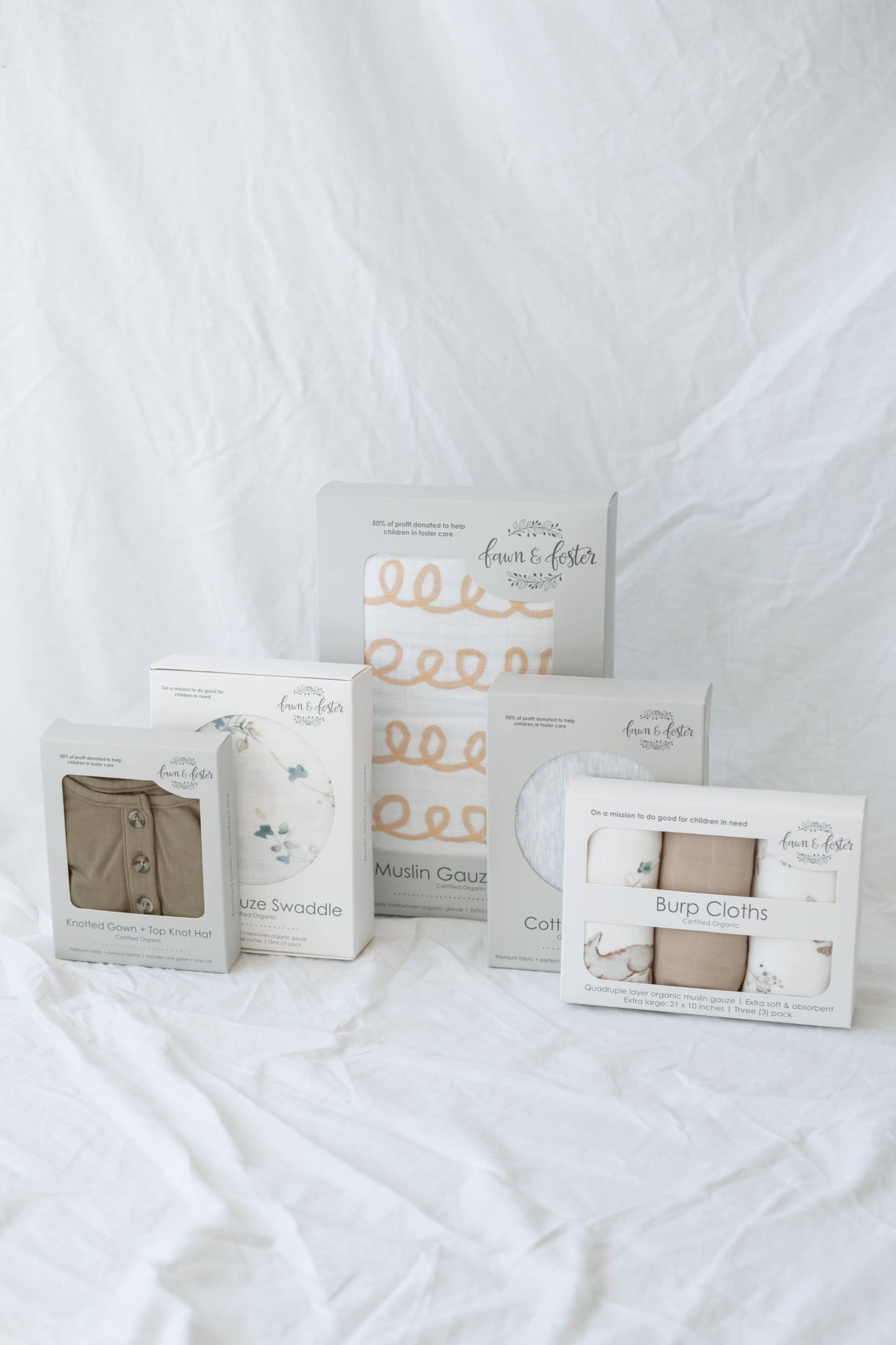 Organic Muslin Gauze Swaddle Receiving Blanket | Ivy Hollow