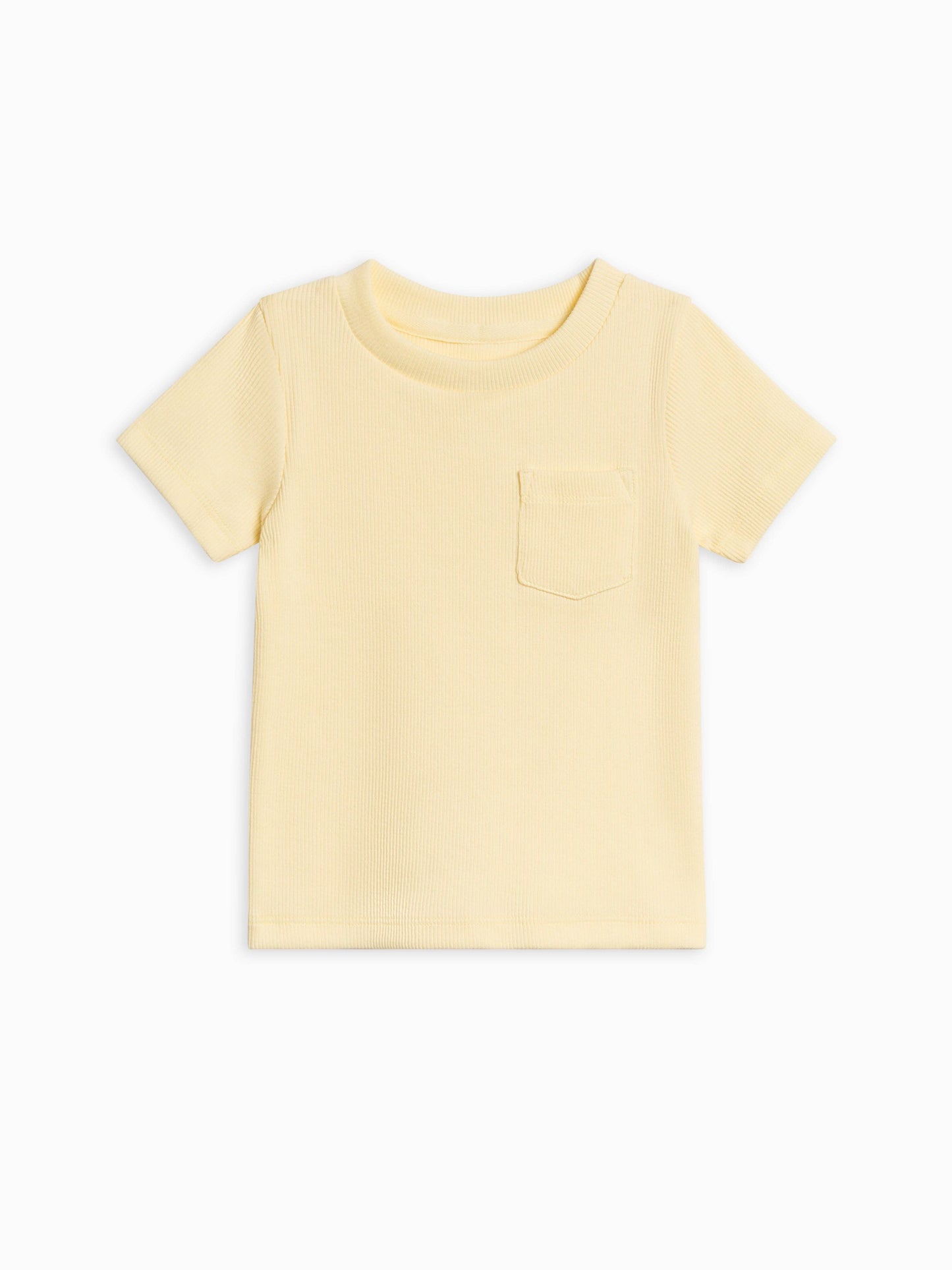 Lou Ribbed Short Sleeve Pocket Tee