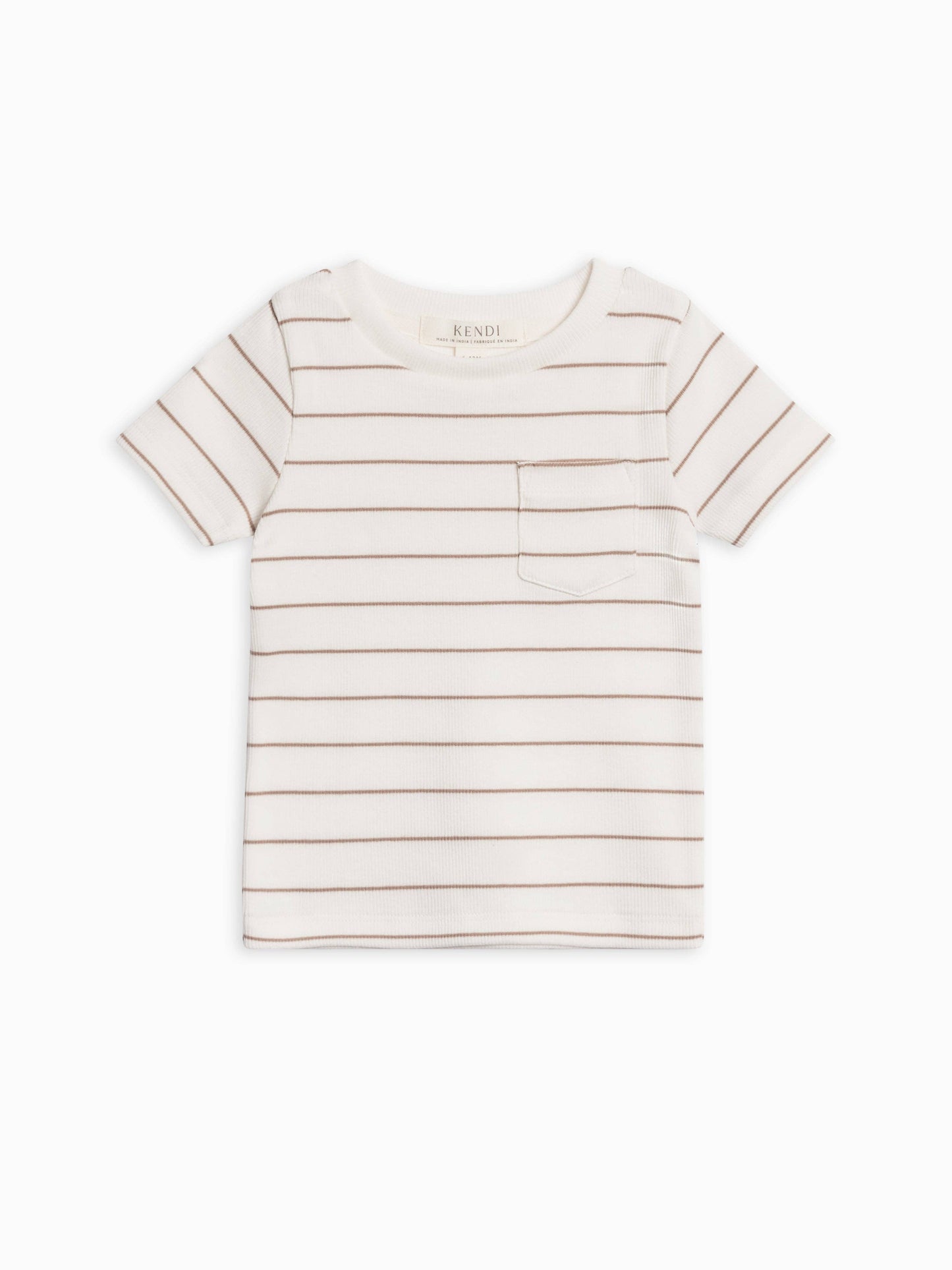 Lou Ribbed Short Sleeve Pocket Tee