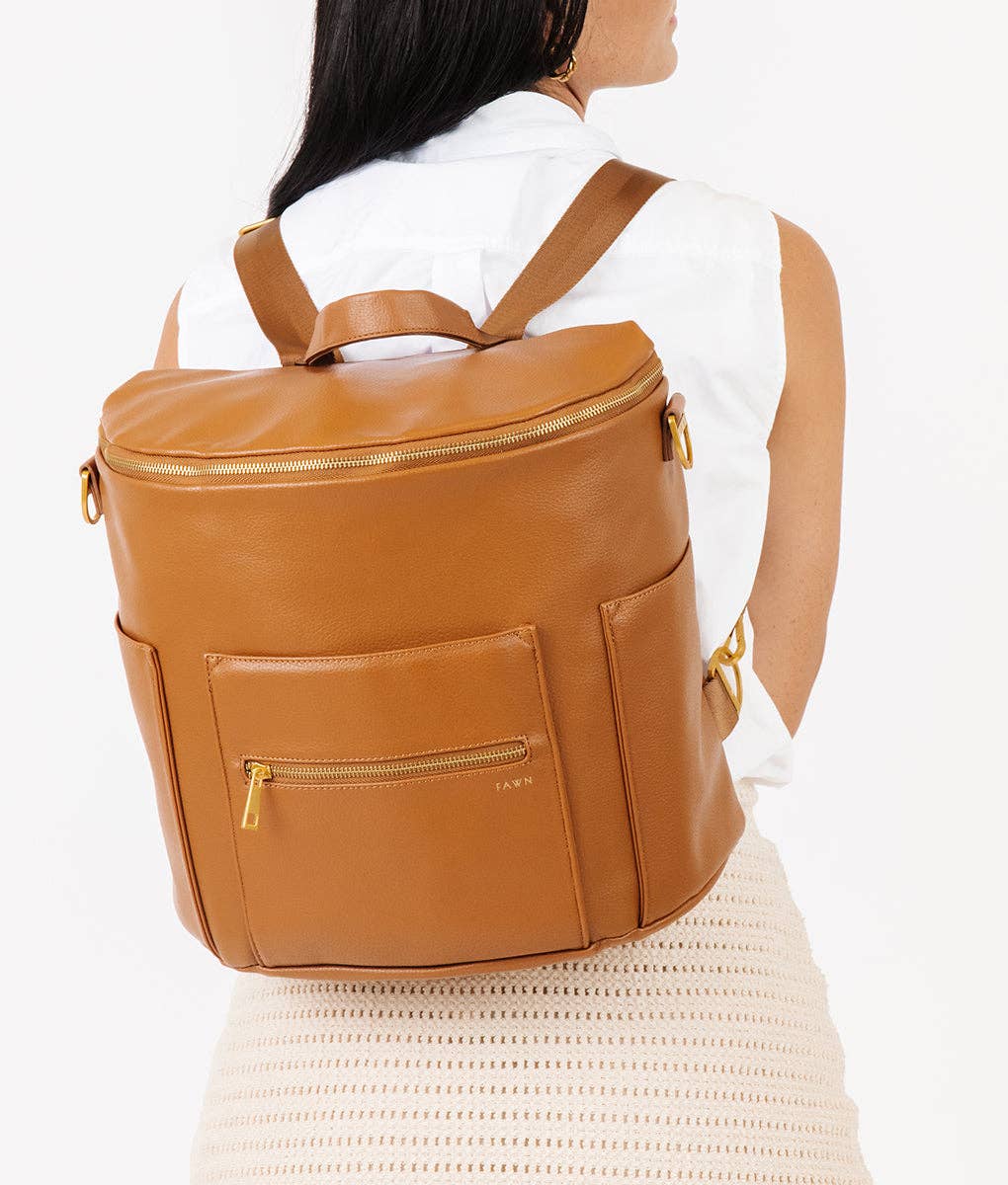 The Original Diaper Bag - Premium Faux Leather Backpack