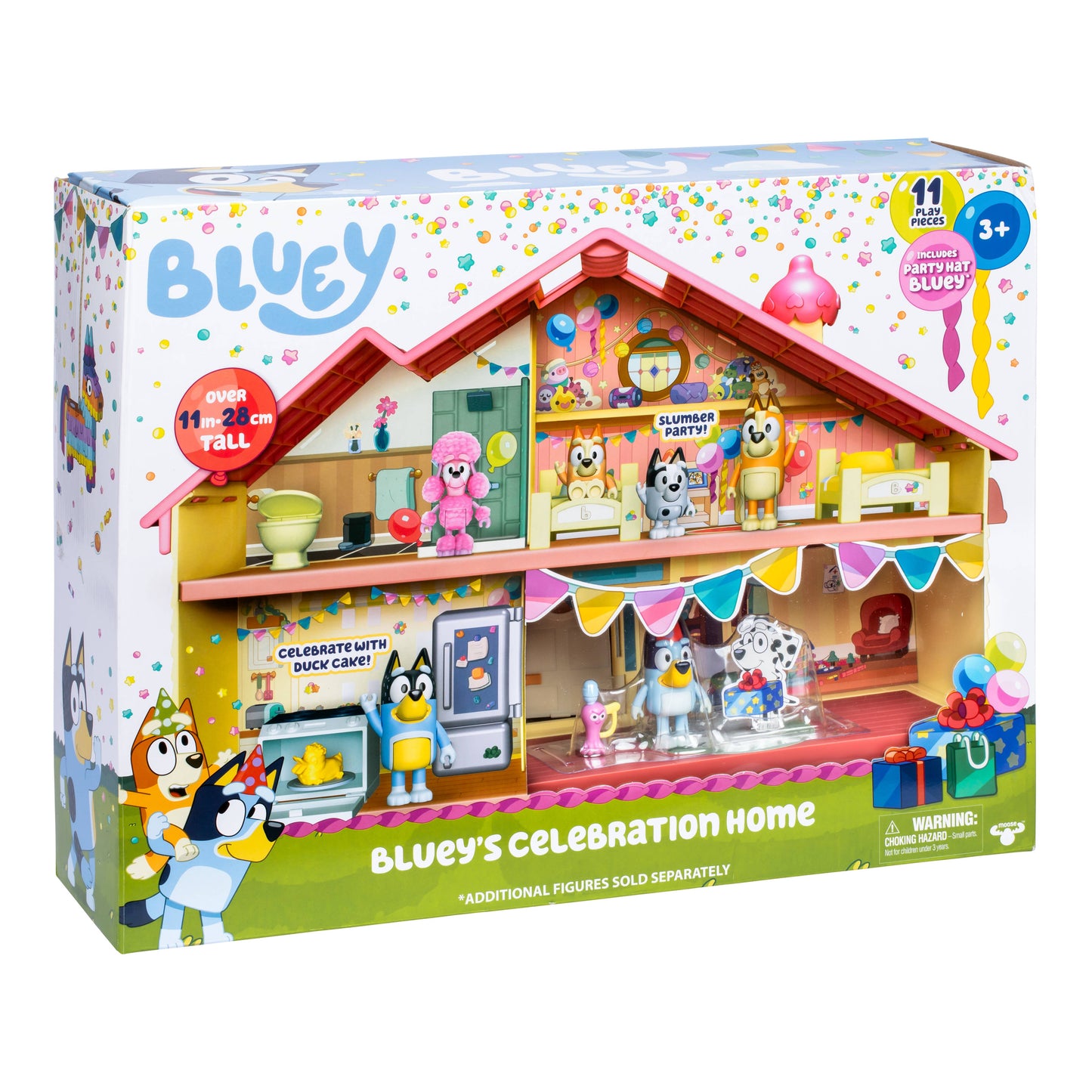 Moose Toys Bluey Birthday Celebration House