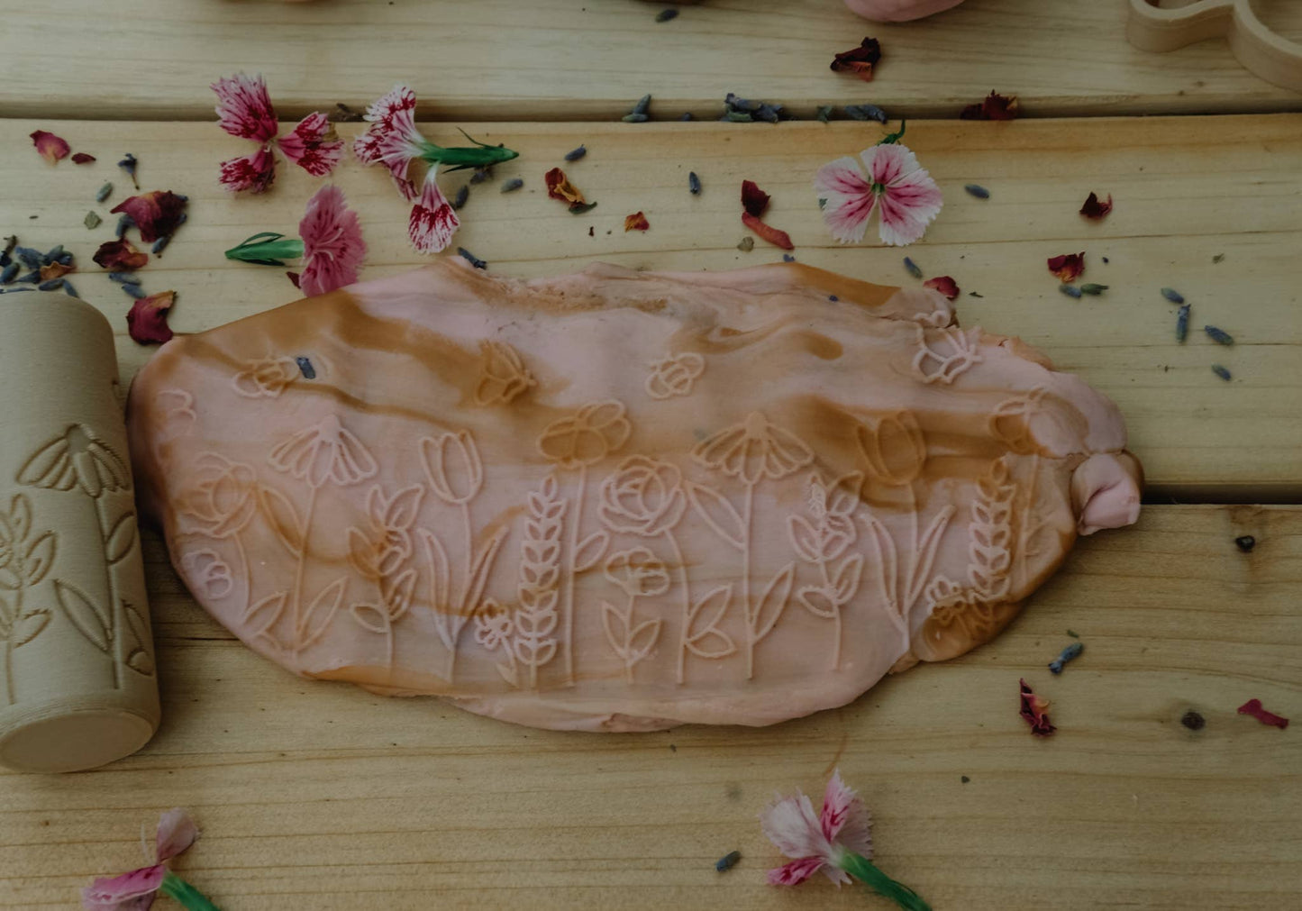 Flower Roller - Eco Pattern Playdough Roller