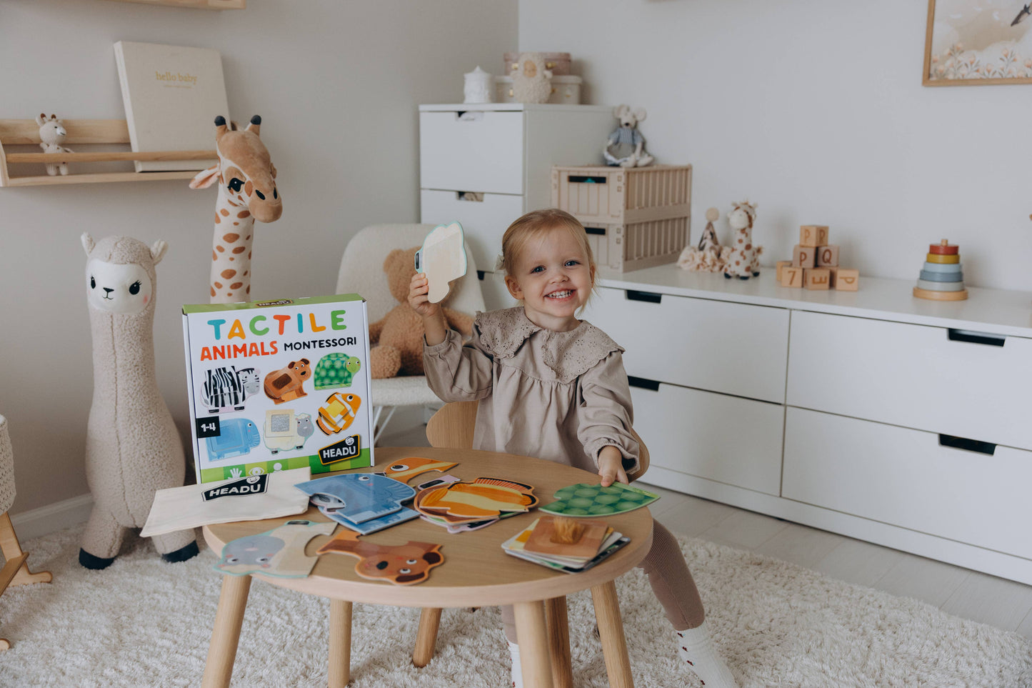 Tactile Animals Montessori - Educational Toy for Toddlers