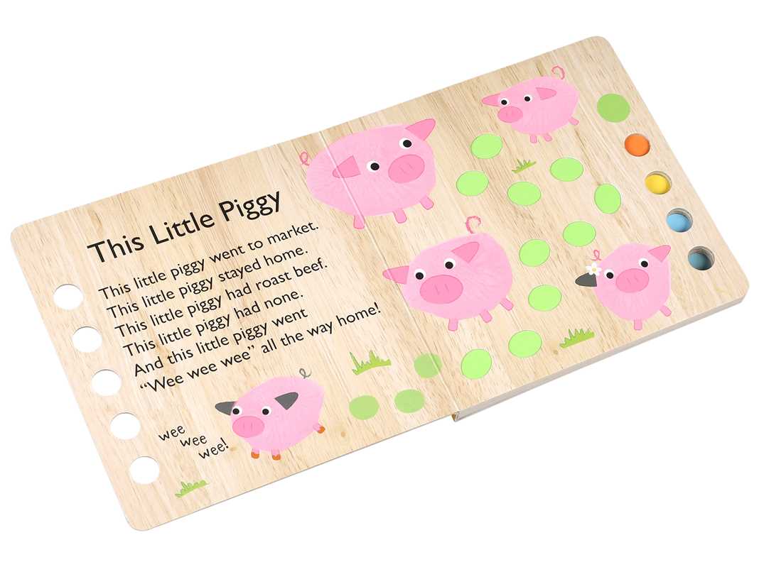 Touch and Trace Nursery Rhymes: This Little Piggy by