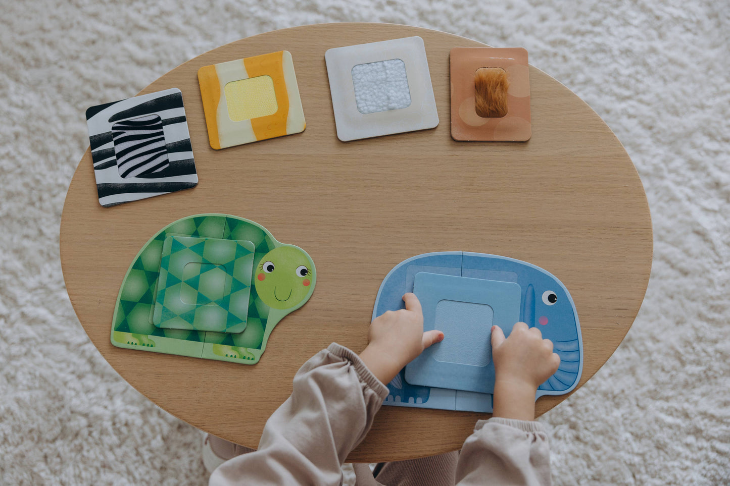 Tactile Animals Montessori - Educational Toy for Toddlers