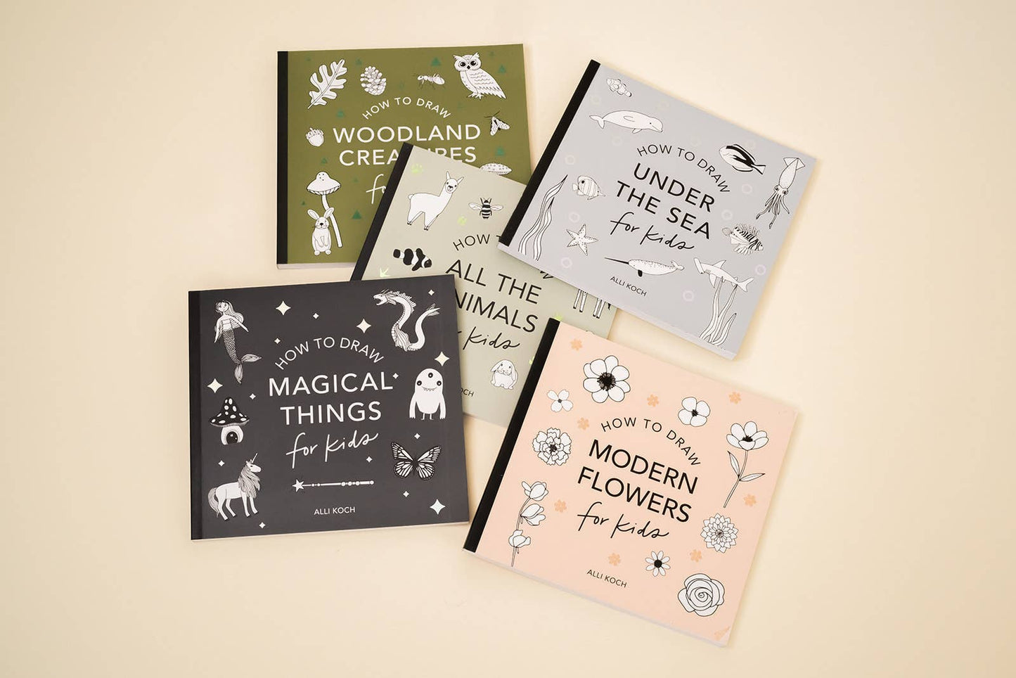 How to Draw So Many Things: Set of 5 Books for Kids