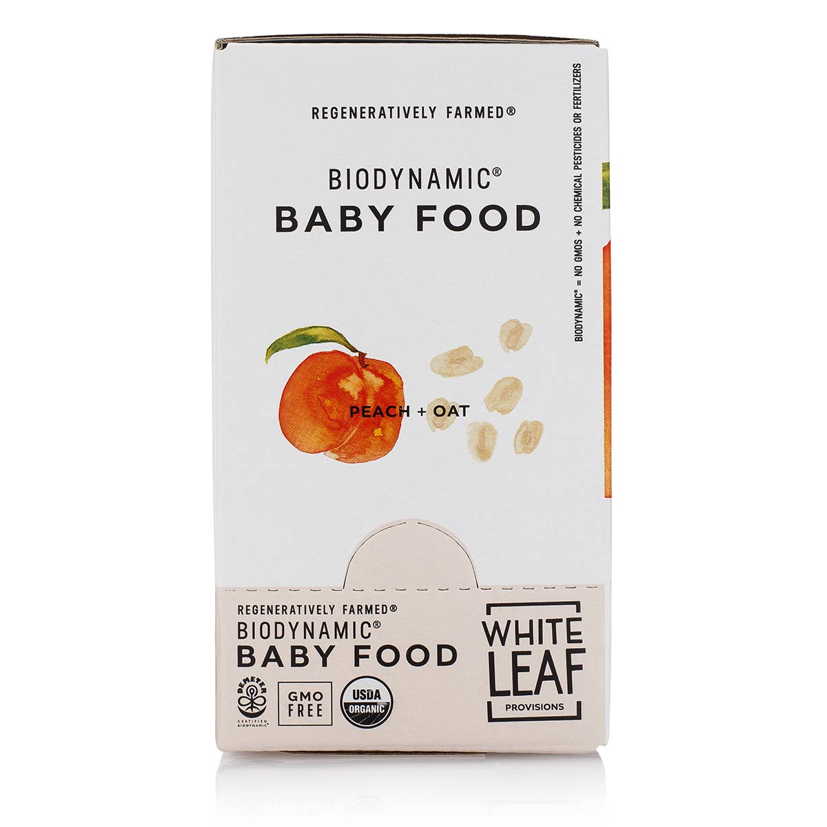 Organic Peach+Oat Puree