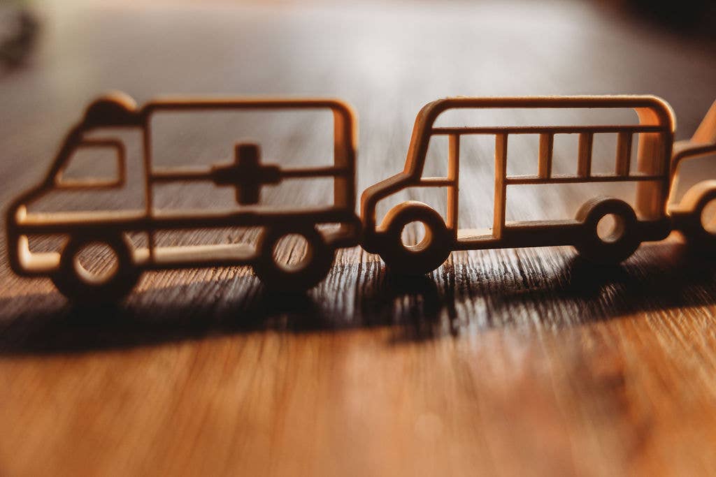 Service Vehicle Cutter Set - Eco Playdough Tool