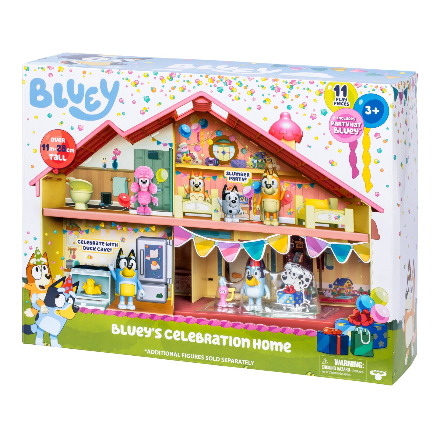 Moose Toys Bluey Birthday Celebration House