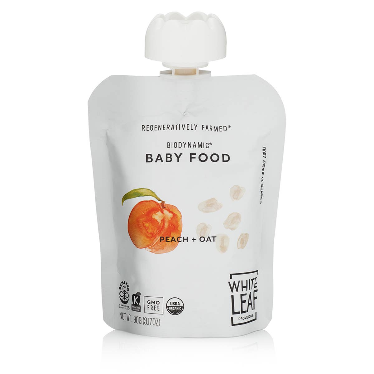 Organic Peach+Oat Puree