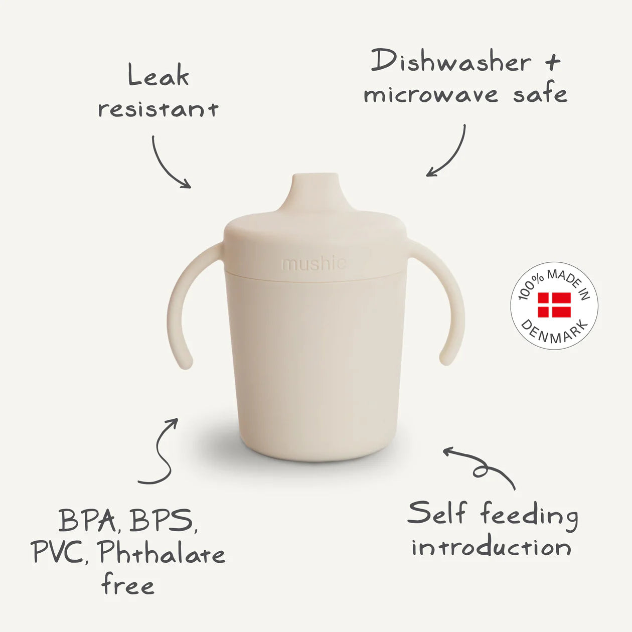 Trainer Sippy Cup Ivory