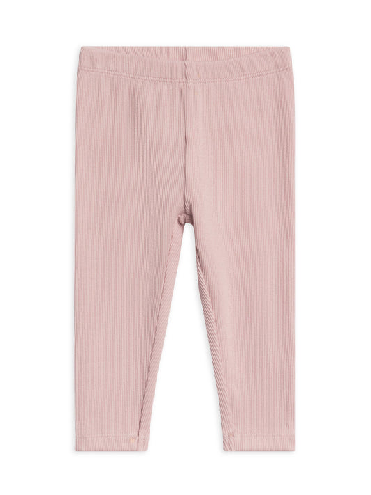 Organic Baby & Kids Lennon Ribbed Leggings - Rosa