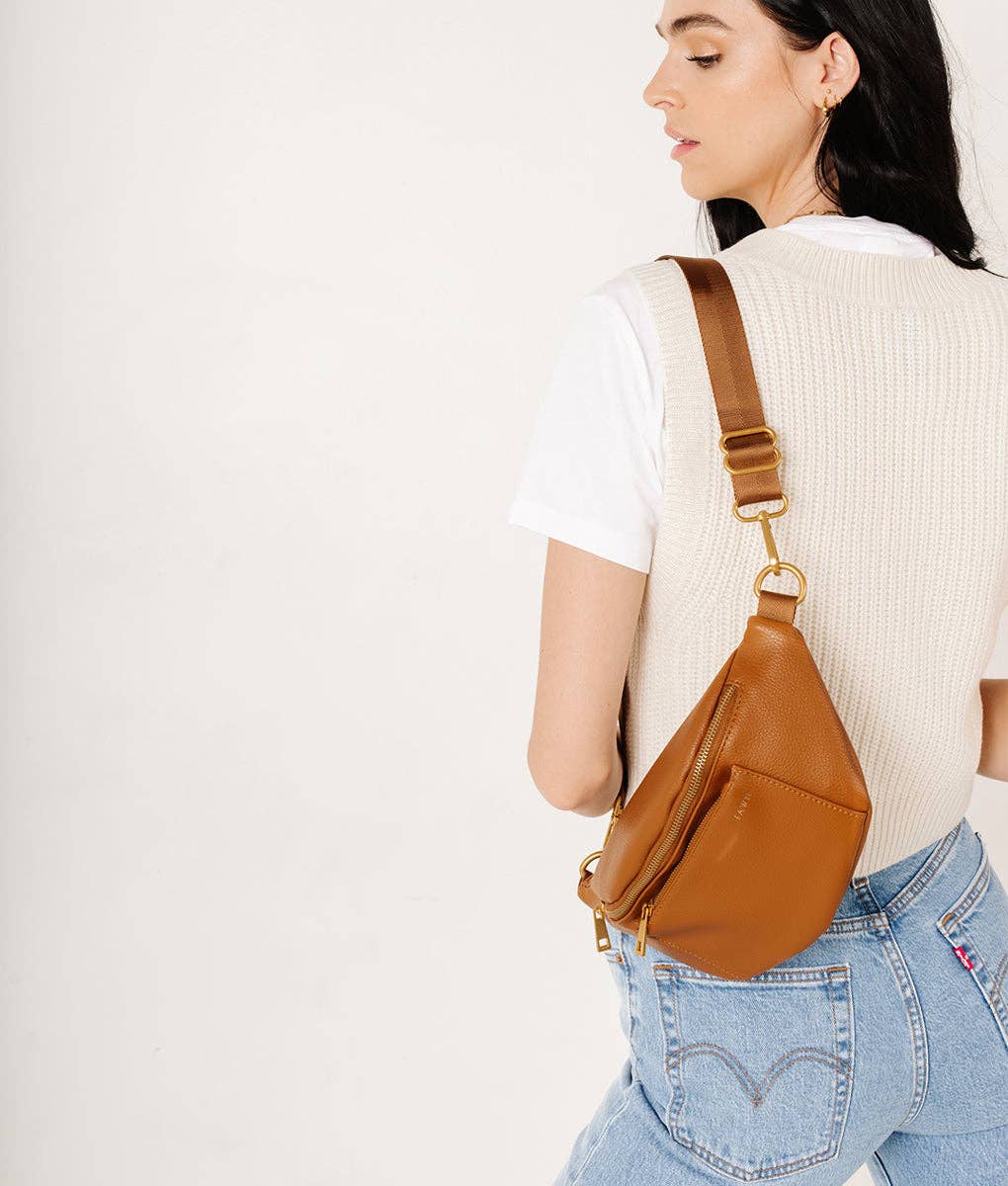 The Fawny Pack - Faux Leather Fanny Pack - Crossbody Bag