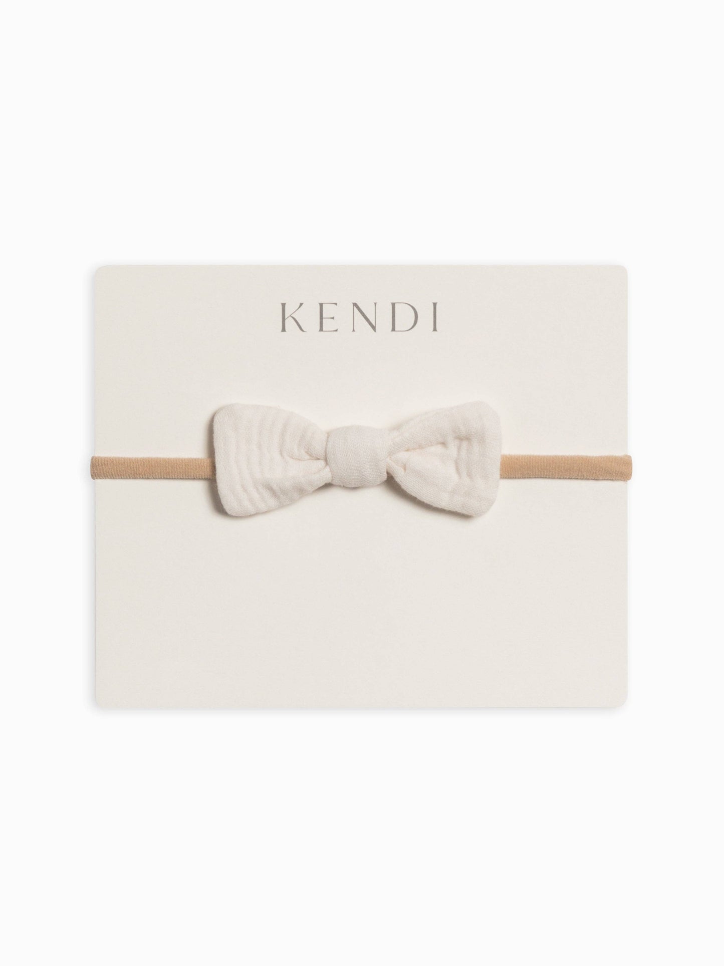 Classic Muslin Dainty Bow