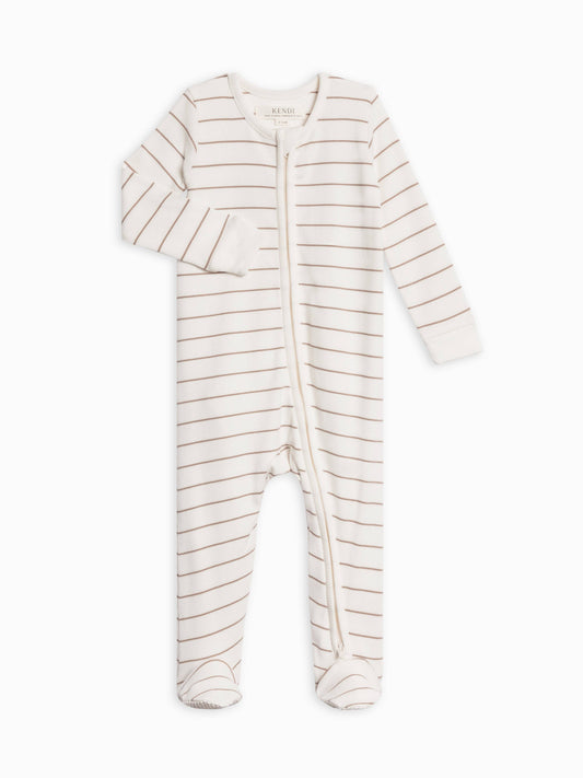 Kit Ribbed Zipper Sleeper