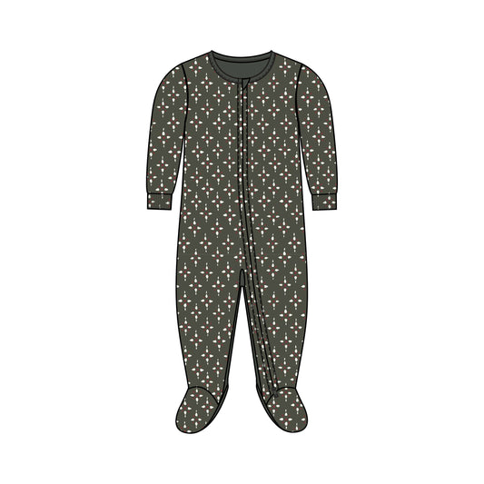 Peyton Zipper Sleeper - Holiday Collection