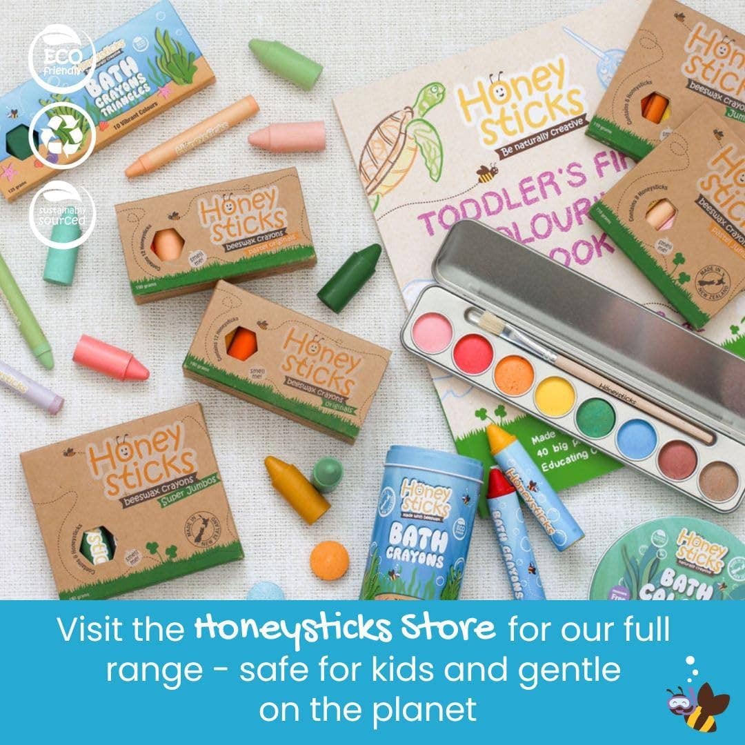 Honeysticks Jumbo Bath Crayons Non Toxic (16 Pack) for Kids