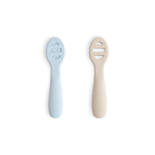 First Feeding Baby Spoons Powder Blue