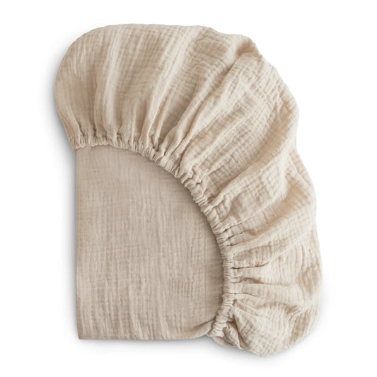 Muslin Crib Sheet Fog