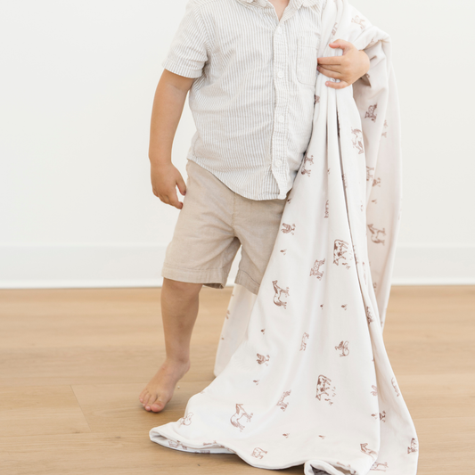 MINKY STRETCH TODDLER BLANKETS
