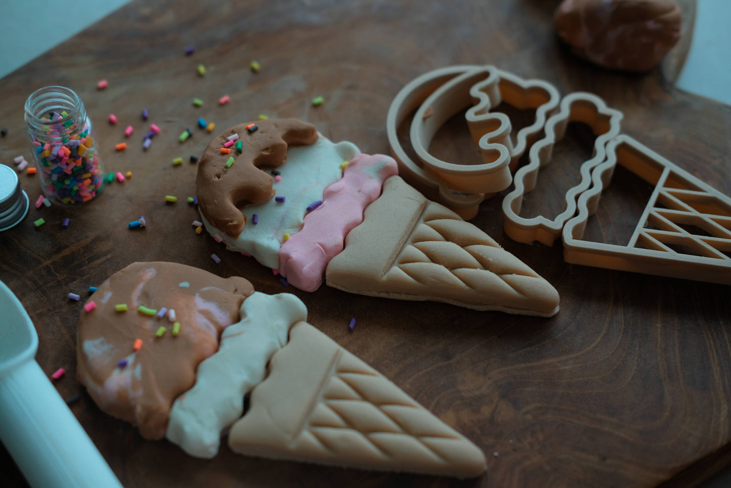 Ice Cream Cutter Set - Eco Playdough Tool