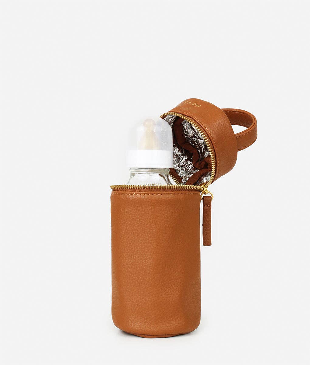 The Bottle Bag - Faux Leather Insulated Bottle Cooler Bag