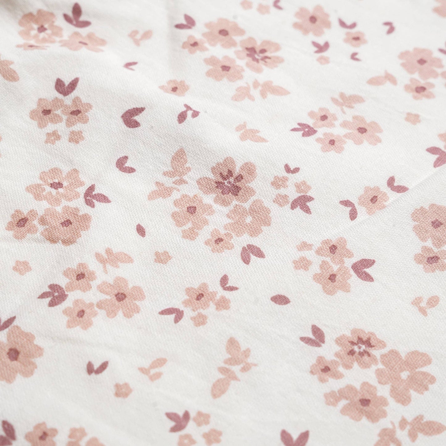 Organic Short Sleeve Flutter Dress - Petit Floral