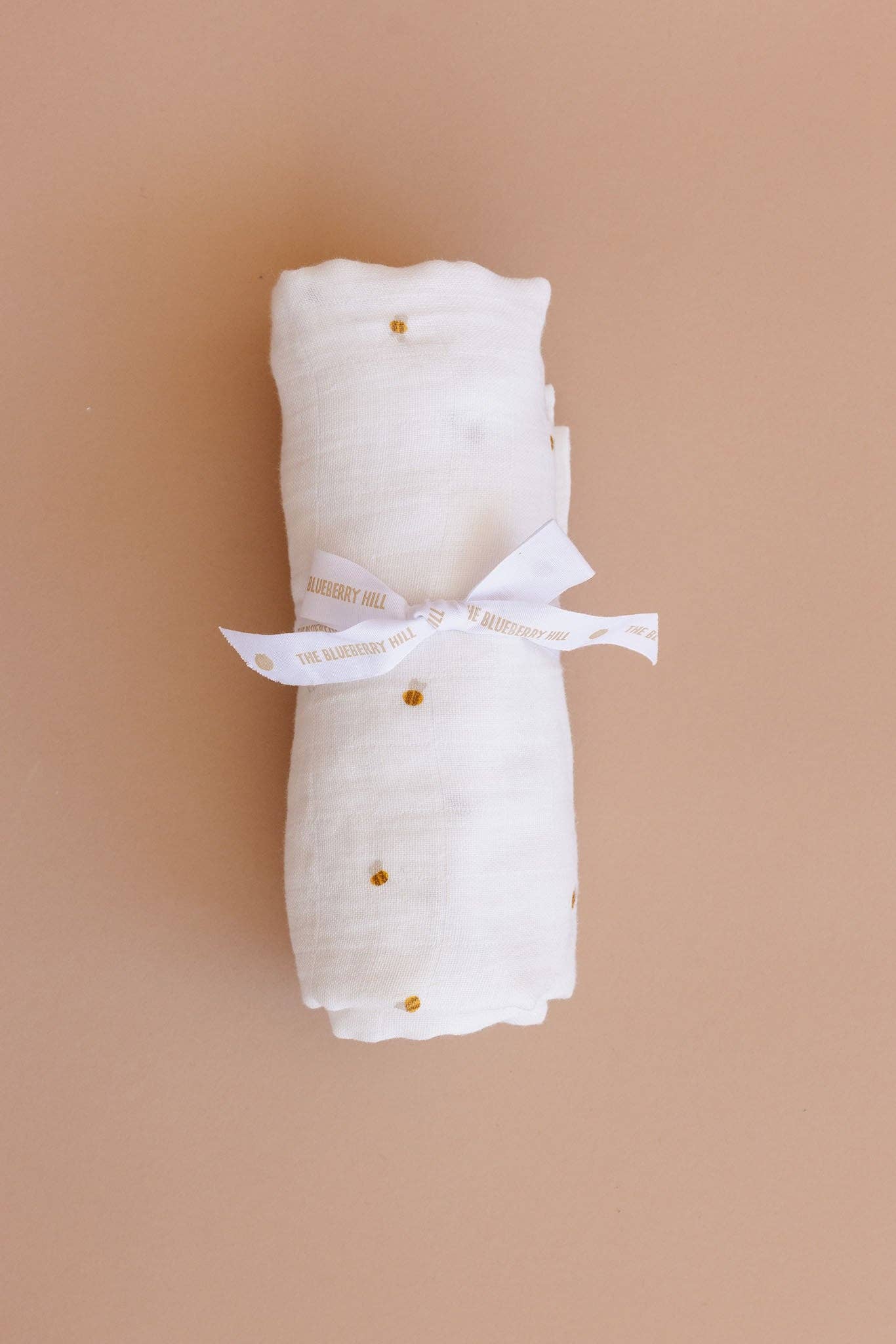 Swaddle Bee Baby Organic Muslin Blanket Gift Honey Bear