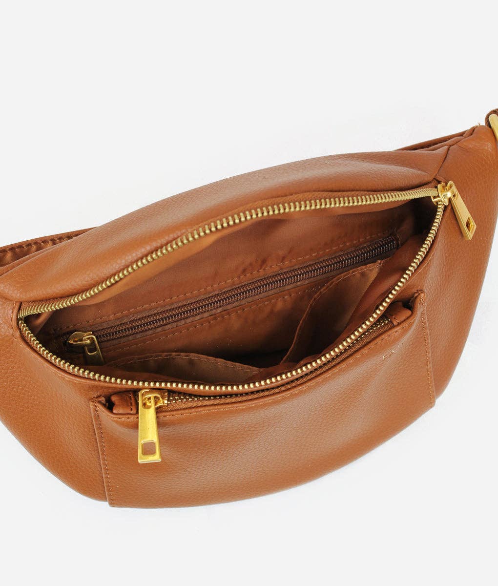 The Fawny Pack - Faux Leather Fanny Pack - Crossbody Bag