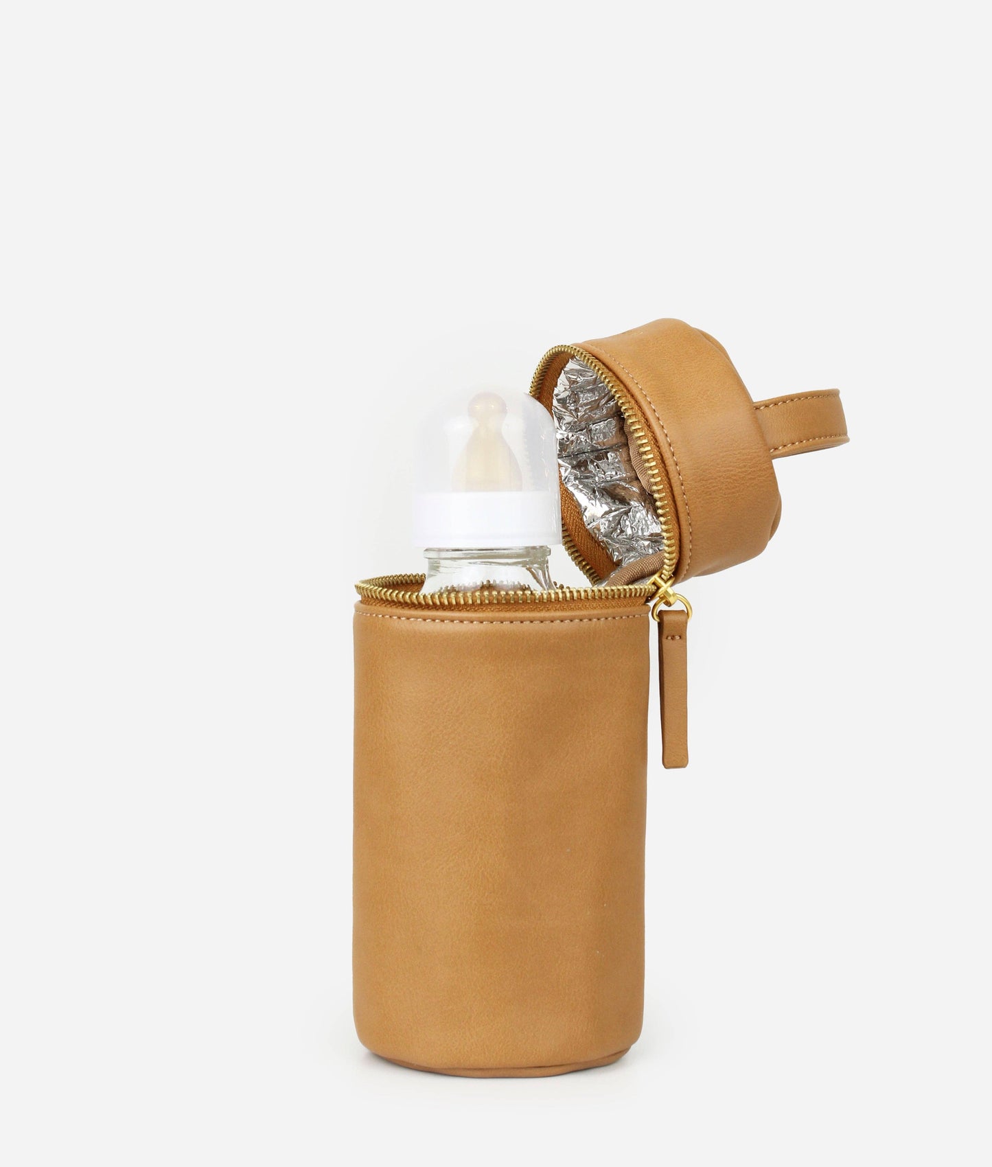 The Bottle Bag - Insulated Faux Leather Bottle Bag