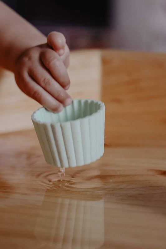 Cupcake Mould Set - 3 Pastel Eco Sensory Tool