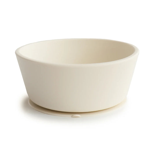 Silicone Suction Bowl Ivory
