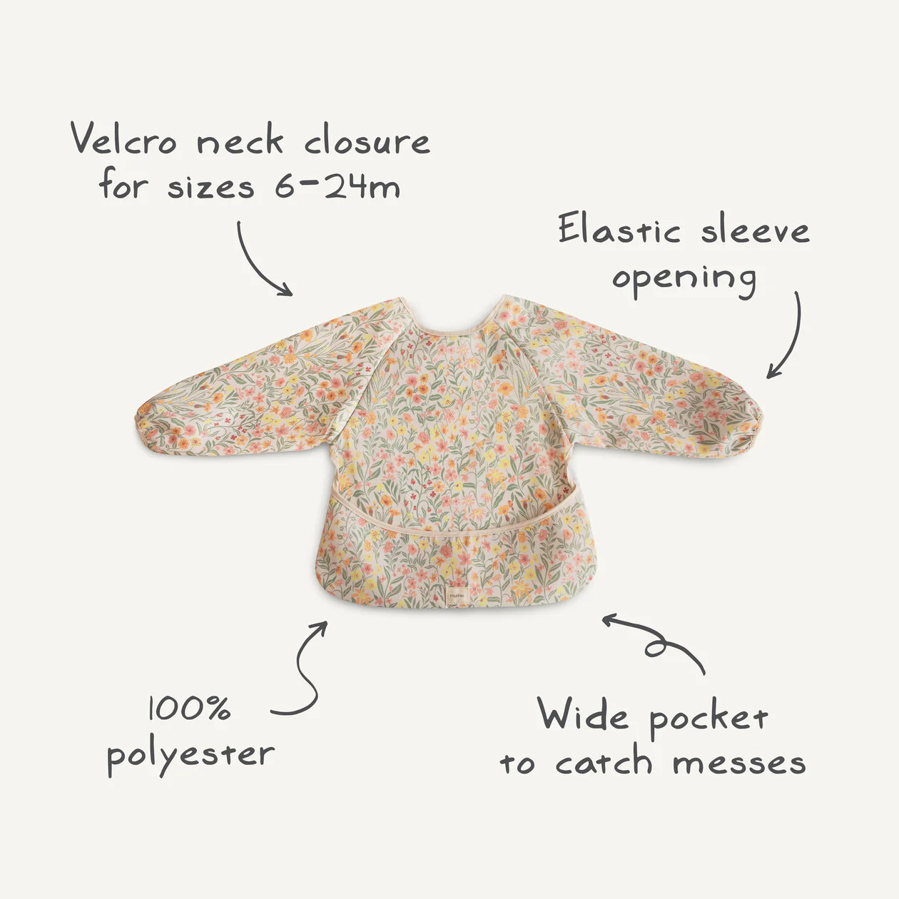Long Sleeve Bib Whales